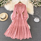 Cutout Lapel Dress