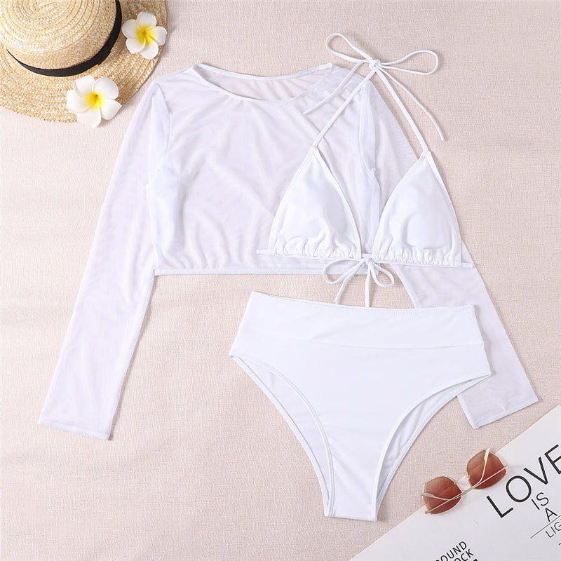 Three-piece Sun-proof Strappy Swimming Costume