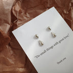 Simple Design Teardrop Earrings