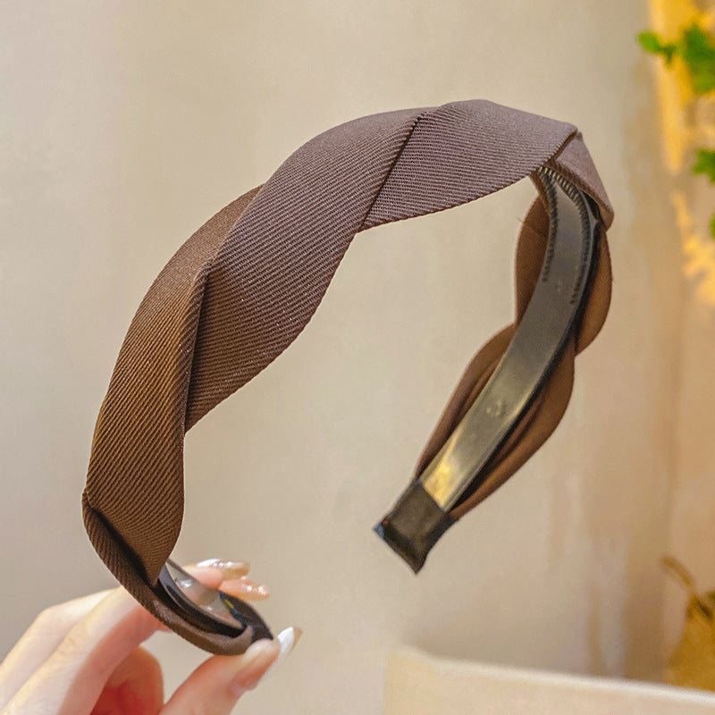 Solid ColorTwisted Knot Hair Bands