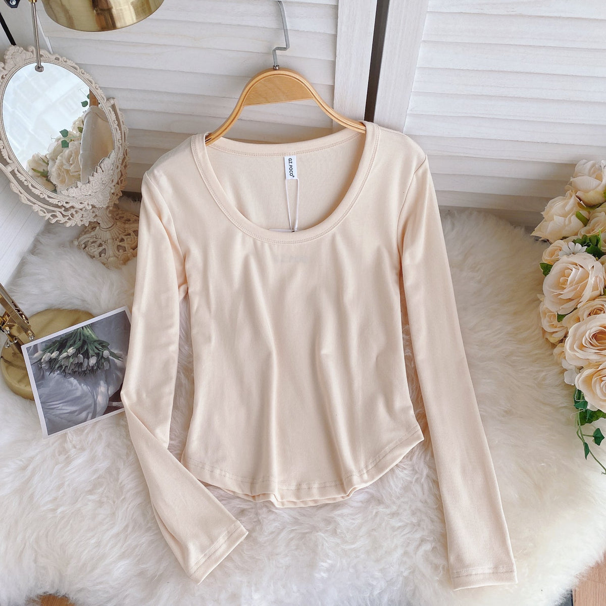 Simple Design Candy Color T-Shirt