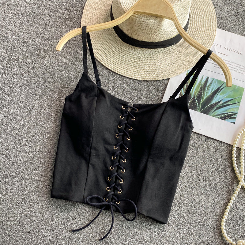 Chic Slim Fit Strappy Vest