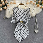 Elegant Satin Solid Color Top