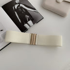 Elastic Stretchy Wide PU Belt