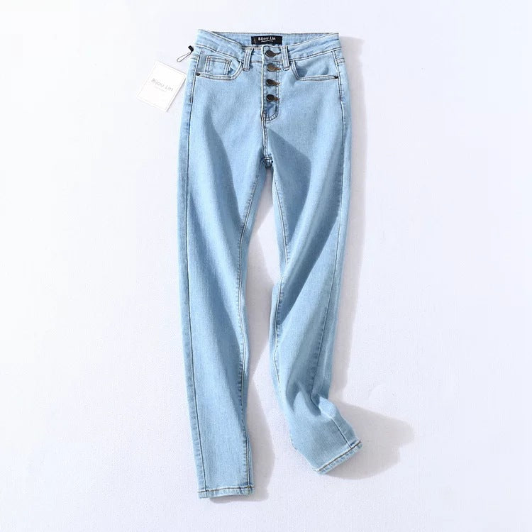 Four Button Pencil Pants