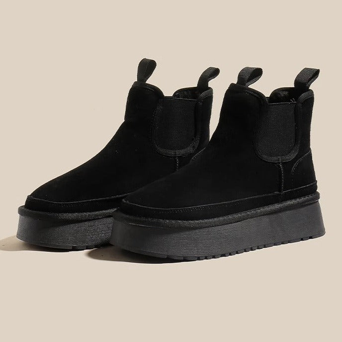 Vintage Padded Thickened Chelsea Boots