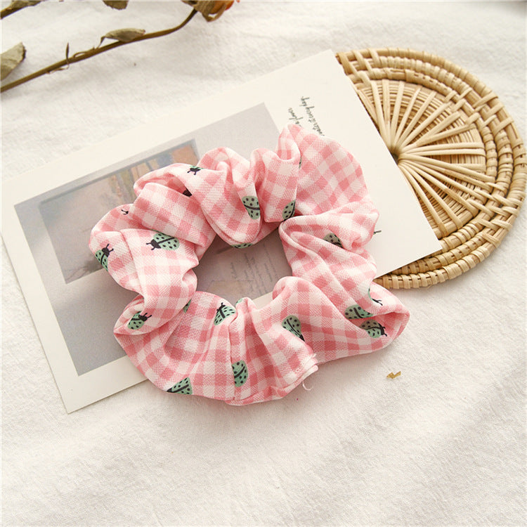 Sweetie Pink Printed Hair Rope