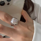 Irregular Shaped Vintage Metal Ring