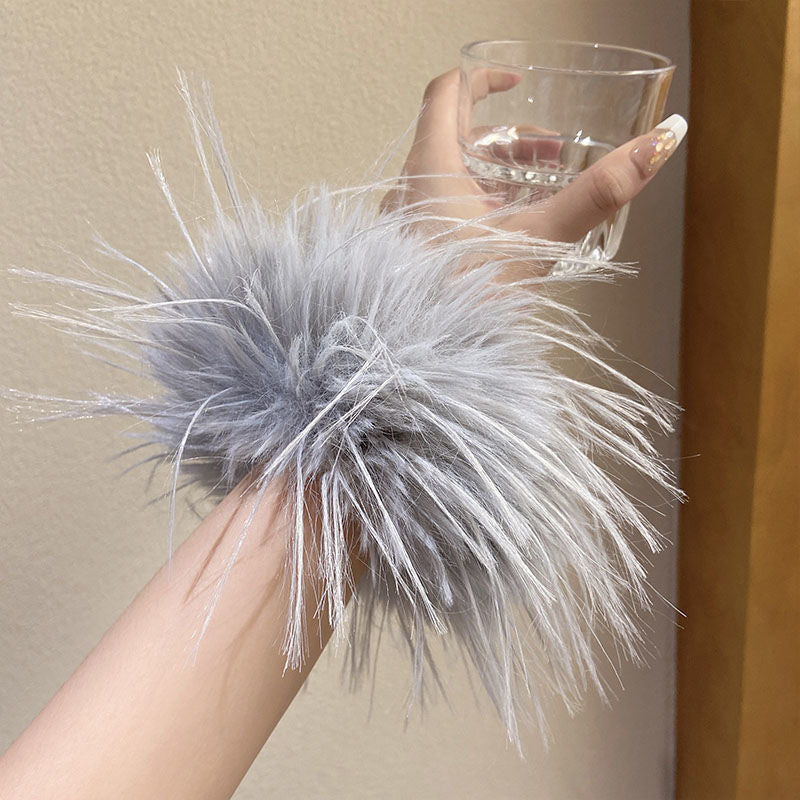 Solid Color Feathered Hair Accessories