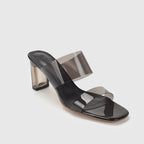 Flip Flops With High Transparent Heels