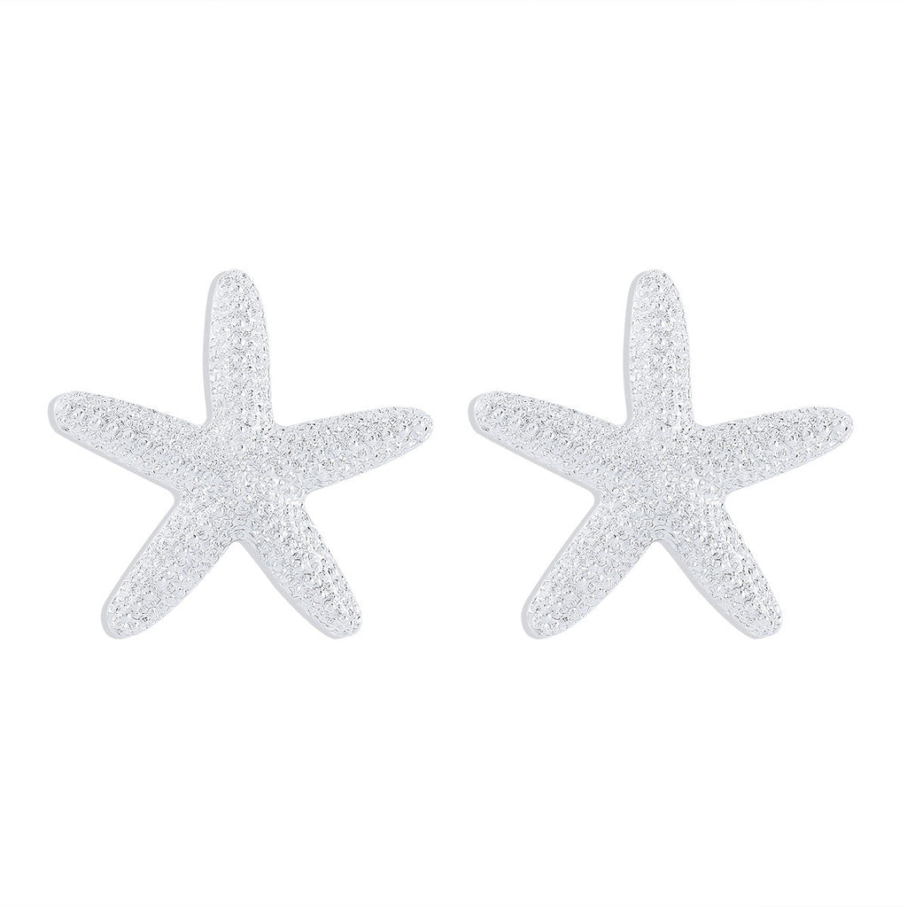 Niche Starfish Pendant Necklace&Earrings