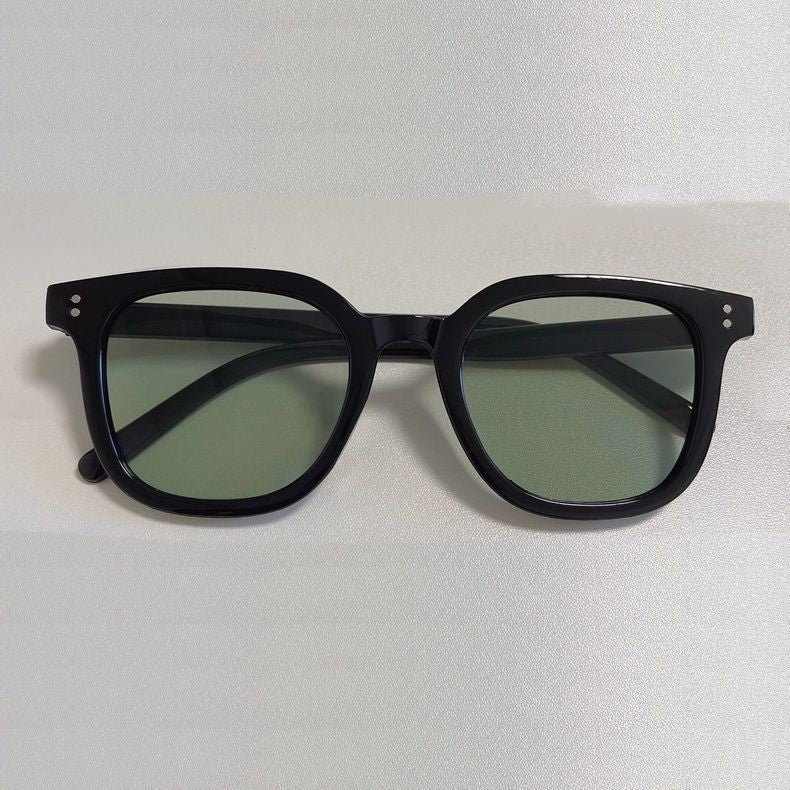 Vintage Square Chunky Frame Colored Sunglasses