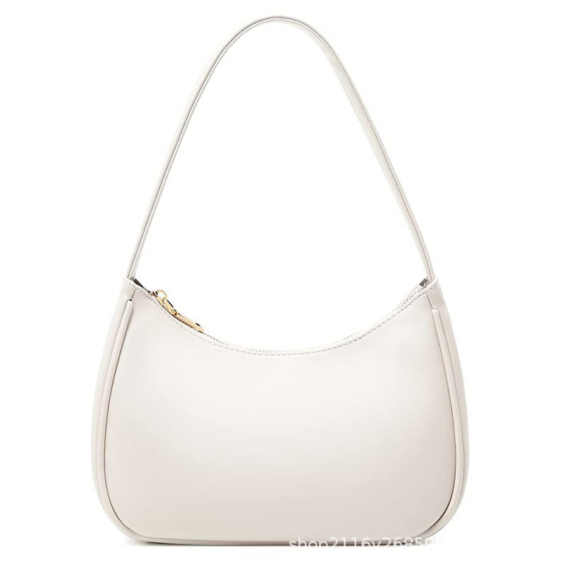 Simple Design Solid Color Underarm Bag