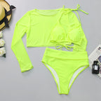 Three-piece Sun-proof Strappy Swimming Costume