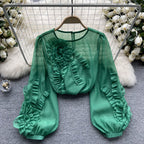 Sweetie 3d Floral Chiffon Top