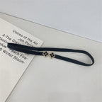 Multi-style Buckle Black PU Belt