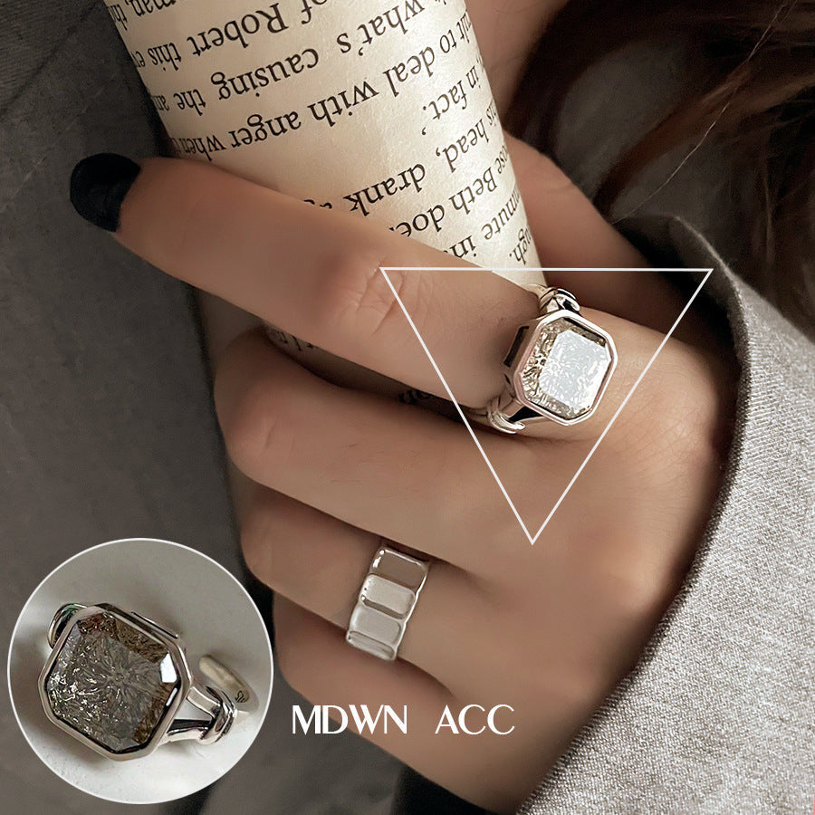 Irregular Shaped Vintage Metal Ring