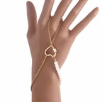 Punk Butterfly Finger Chain Bracelet