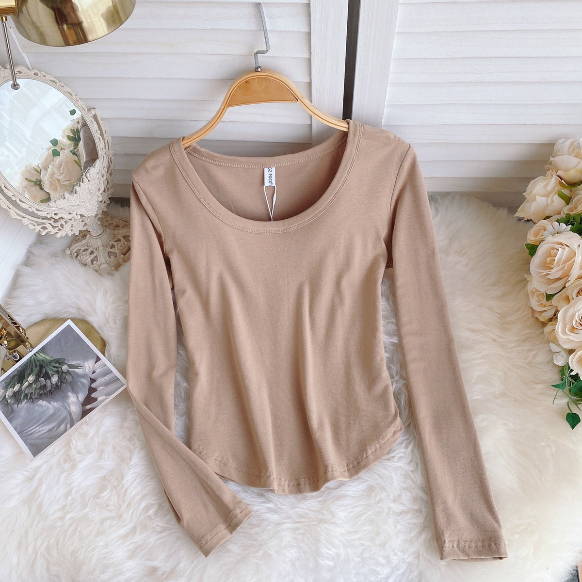 Simple Design Candy Color T-Shirt