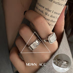 Irregular Shaped Vintage Metal Ring