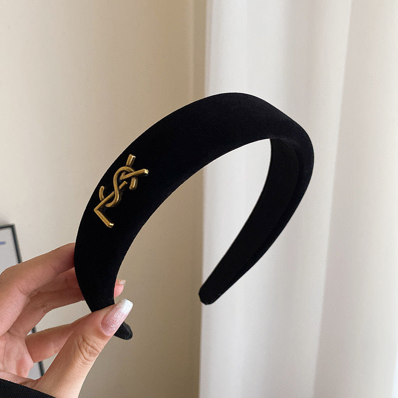 Vintage Black Velvet Hair Accessories