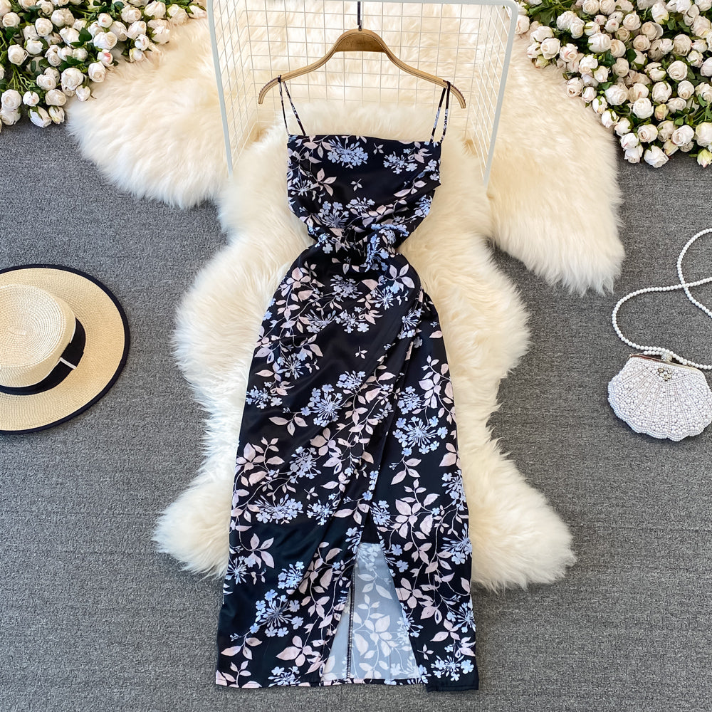 Vintage Floral Slip Dress