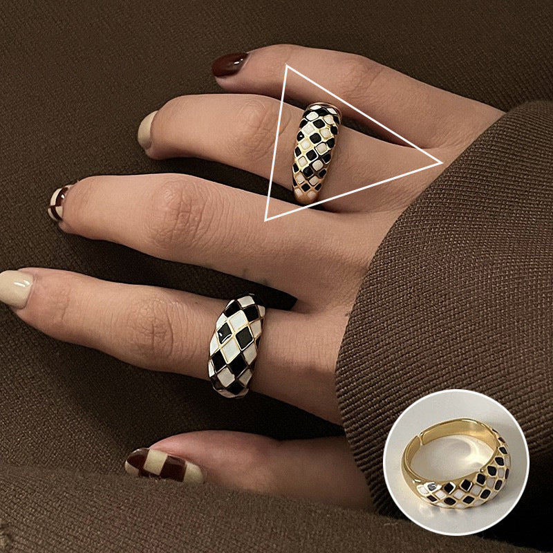 Irregular Shaped Vintage Metal Ring