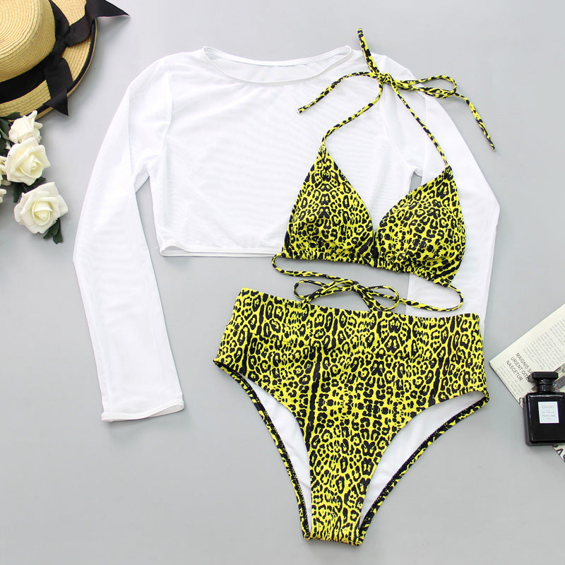 Three-piece Sun-proof Strappy Swimming Costume