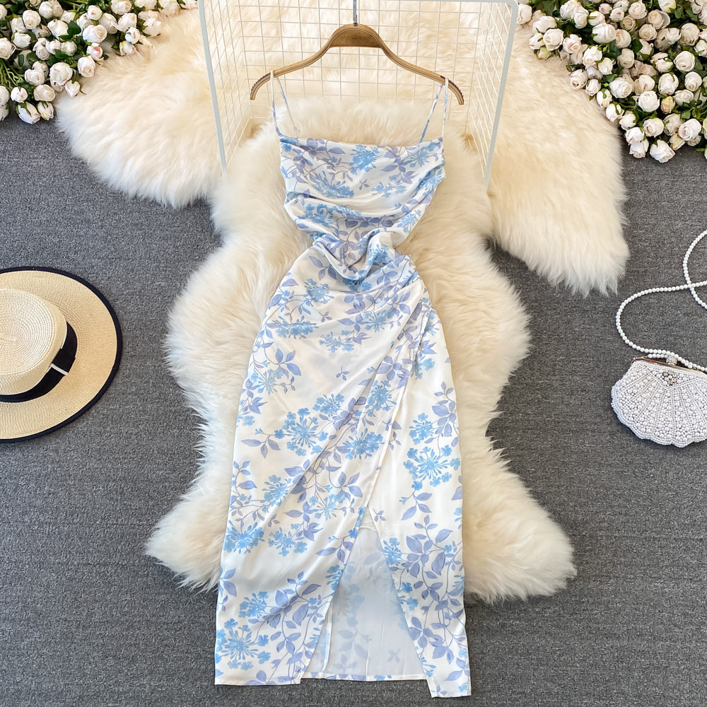 Vintage Floral Slip Dress
