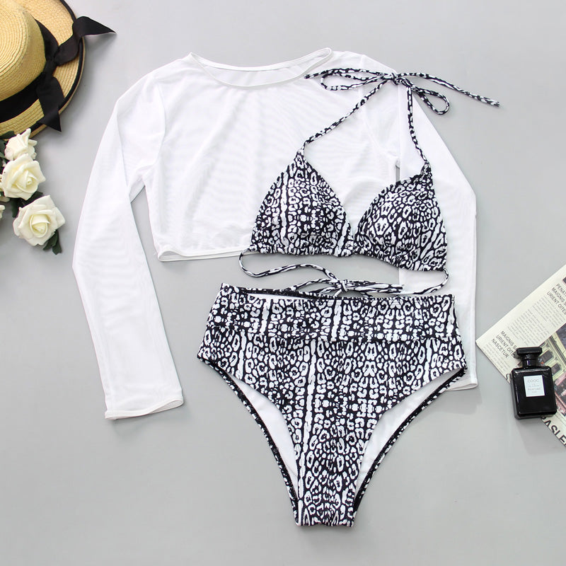 Three-piece Sun-proof Strappy Swimming Costume