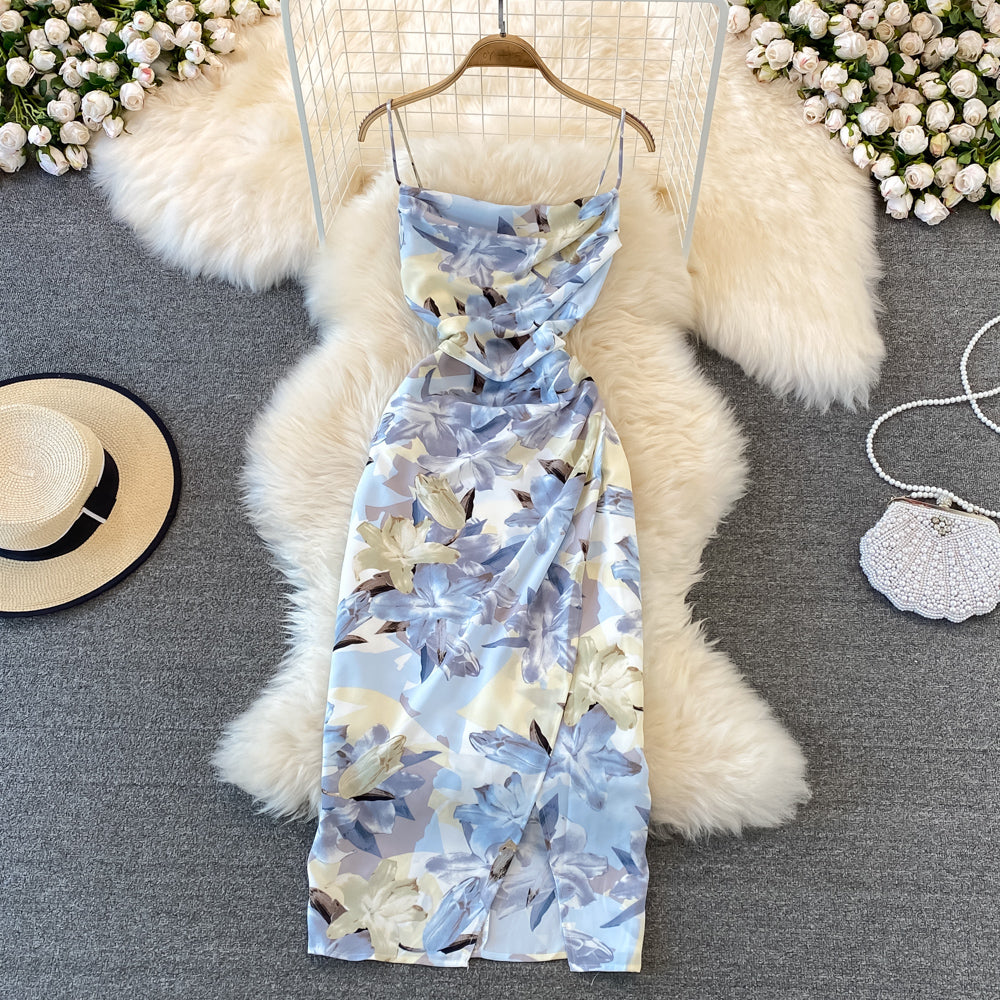 Vintage Floral Slip Dress
