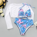 Three-piece Sun-proof Strappy Swimming Costume