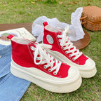 Chic Thick-sole Canvas Board Shoes