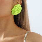 Colorful Camellia Necklace&Earrings&Bracelet