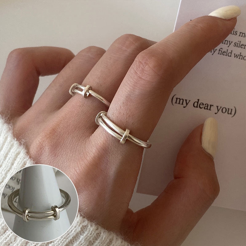Irregular Shaped Vintage Metal Ring