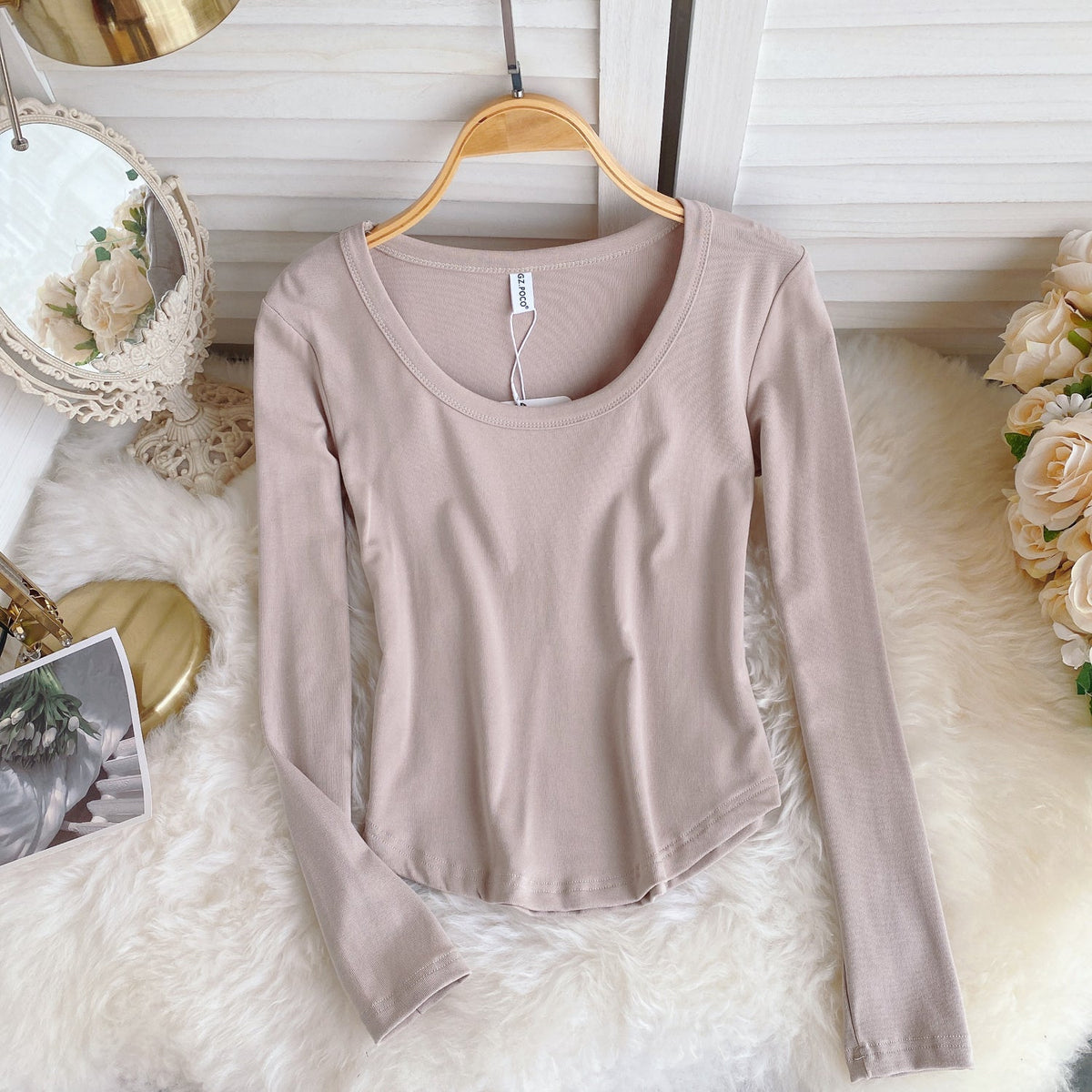 Simple Design Candy Color T-Shirt