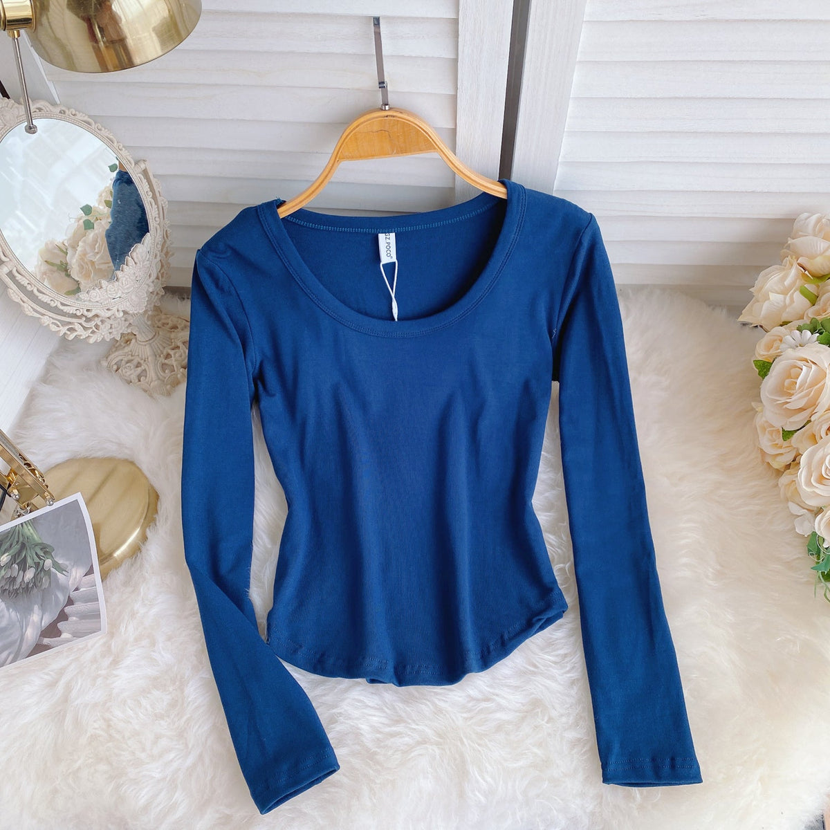 Simple Design Candy Color T-Shirt