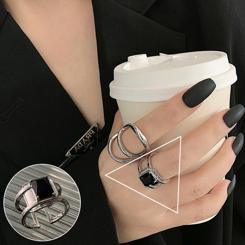 Irregular Shaped Vintage Metal Ring