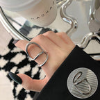 Irregular Shaped Vintage Metal Ring