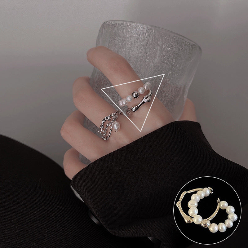 Irregular Shaped Vintage Metal Ring