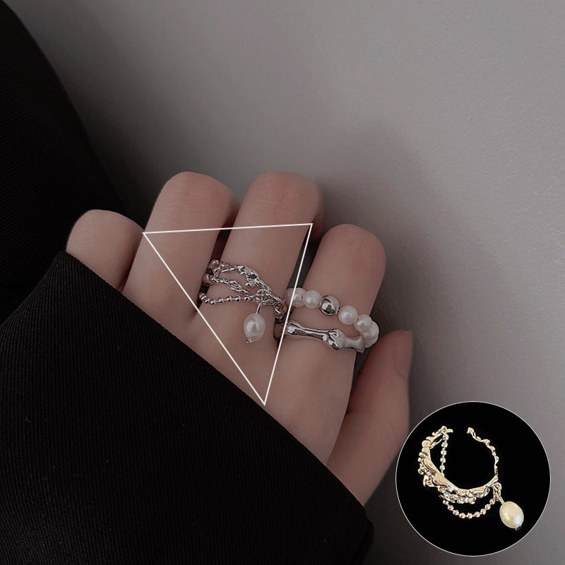 Irregular Shaped Vintage Metal Ring