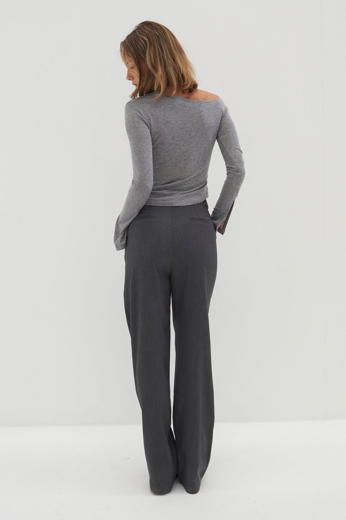 Alvona Top In Grey