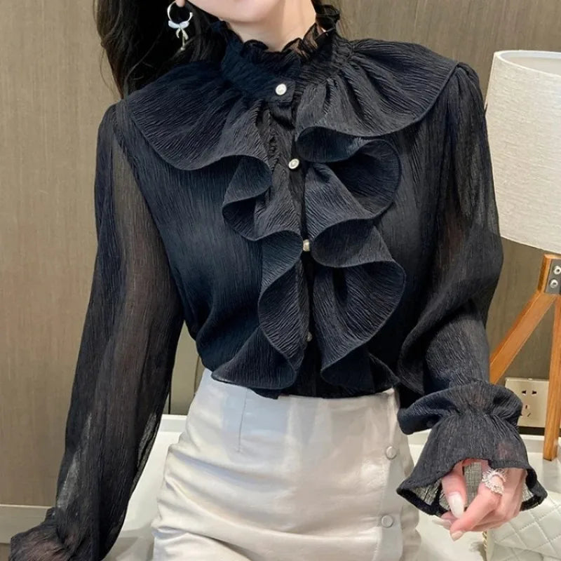 Amelise - Ruffle Blouse