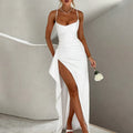 Kaja - Thigh High Split Maxi Dress
