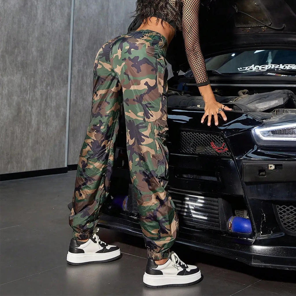 Kiana - Camouflage Cargo Pants