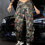 Kiana - Camouflage Cargo Pants