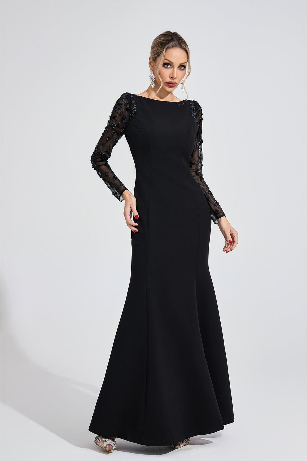 Eivin Black Diamond Maxi Dress