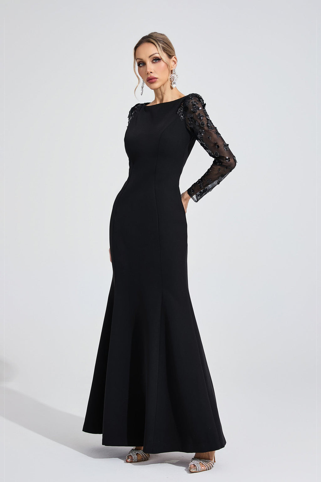 Eivin Black Diamond Maxi Dress