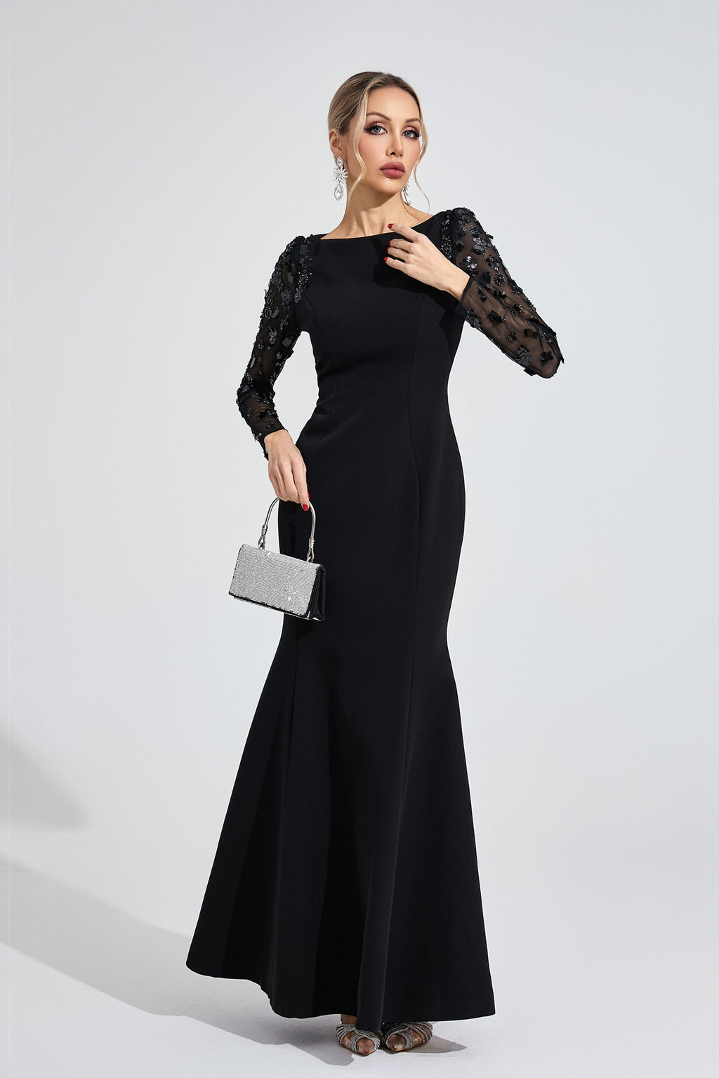 Eivin Black Diamond Maxi Dress