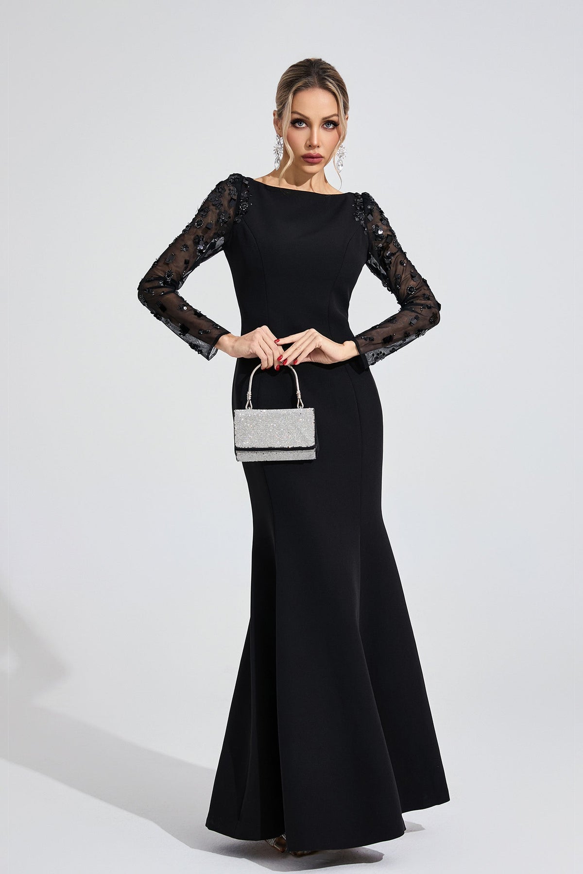 Eivin Black Diamond Maxi Dress